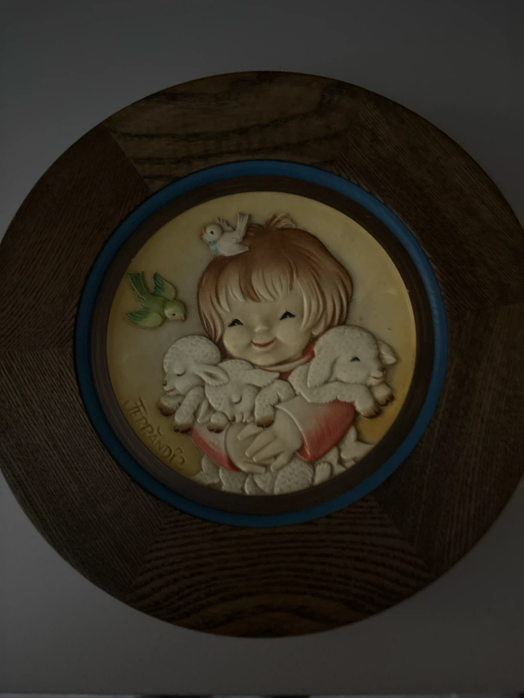 ANRI "Spring Arrivals" Mother's Day 1980 Wall Art - photo 2