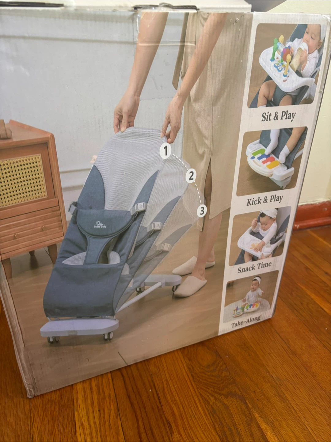Cuddo Baby Multi-Functional Baby Bouncer Chair - photo 3