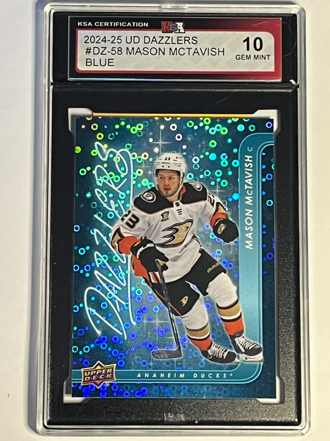 2024-25 Upper Deck Dazzlers Mason McTavish #DZ-58 Hockey Card
