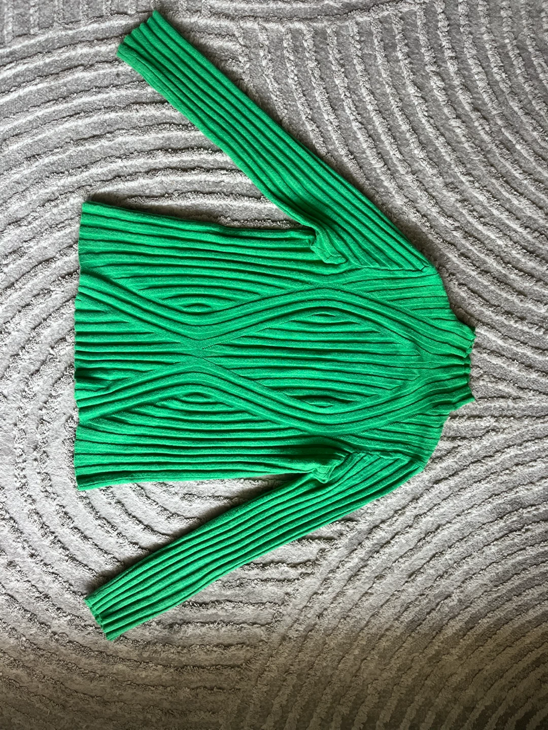 Green Long Sleeve Knit Top worn once