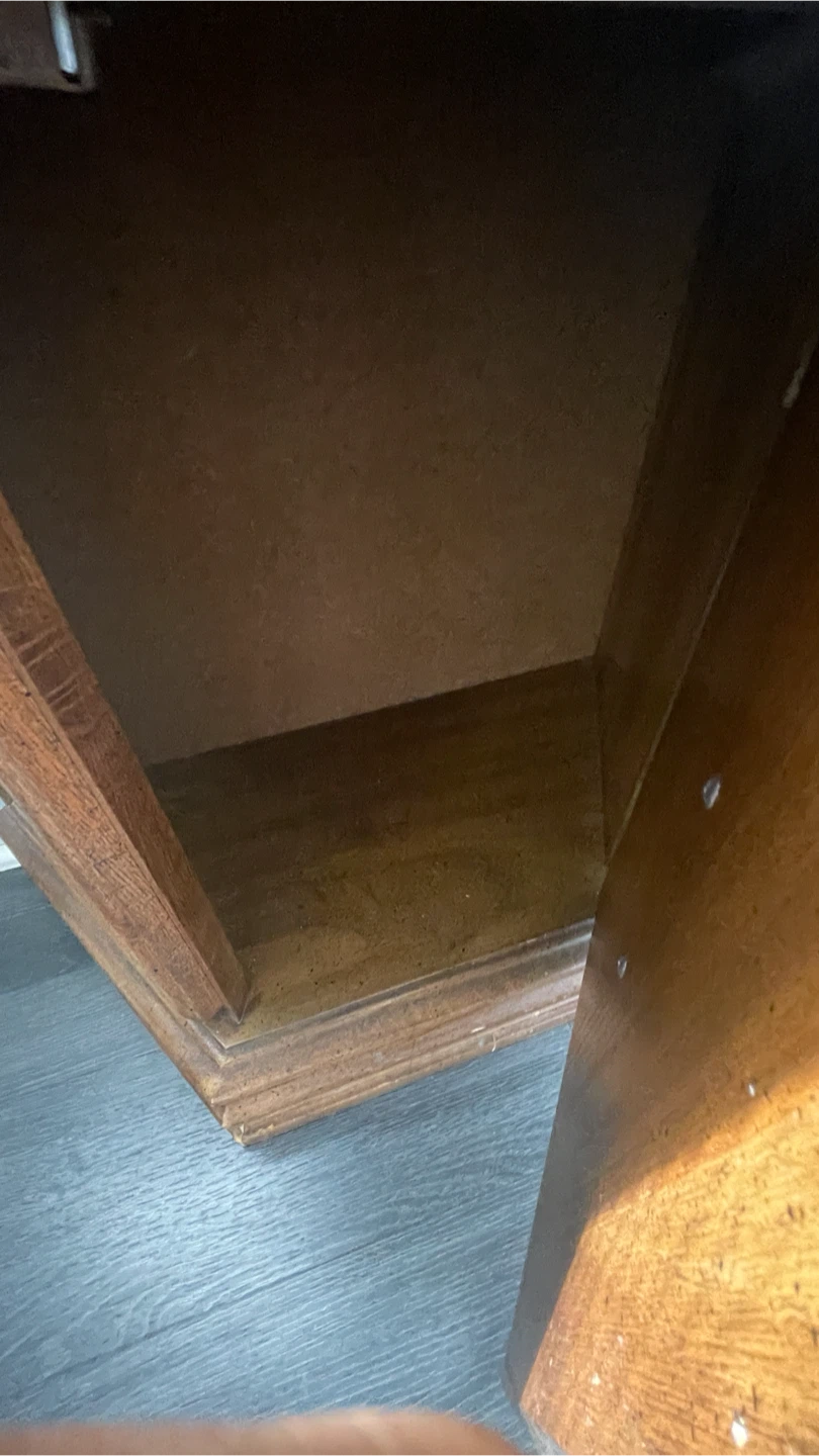Wooden Display Cabinet with Glass Doors - photo 2
