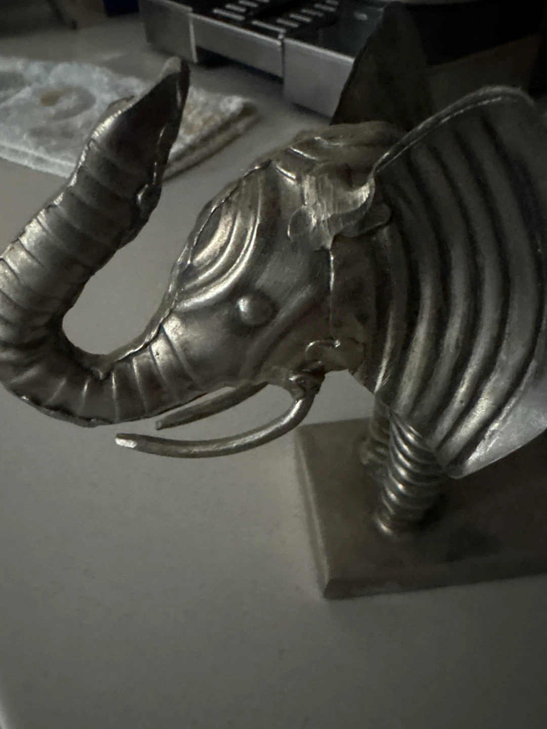 Silver Elephant Candle Holder - photo 4