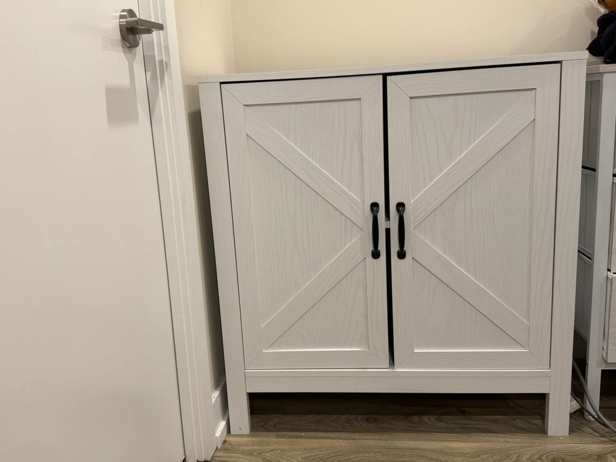 HOMCOM Storage Cabinet / Buffet Sideboard – White – $60 CAD - photo 2