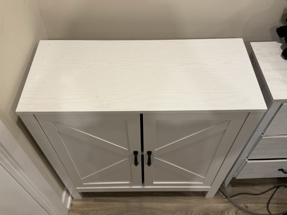 HOMCOM Storage Cabinet / Buffet Sideboard – White – $60 CAD - photo 3