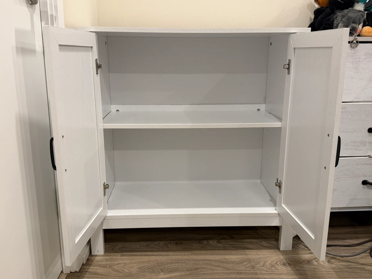 HOMCOM Storage Cabinet / Buffet Sideboard – White – $60 CAD - photo 4