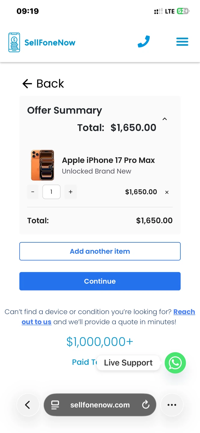 Apple iPhone 17 Pro Max 512GB Deep Blue - New