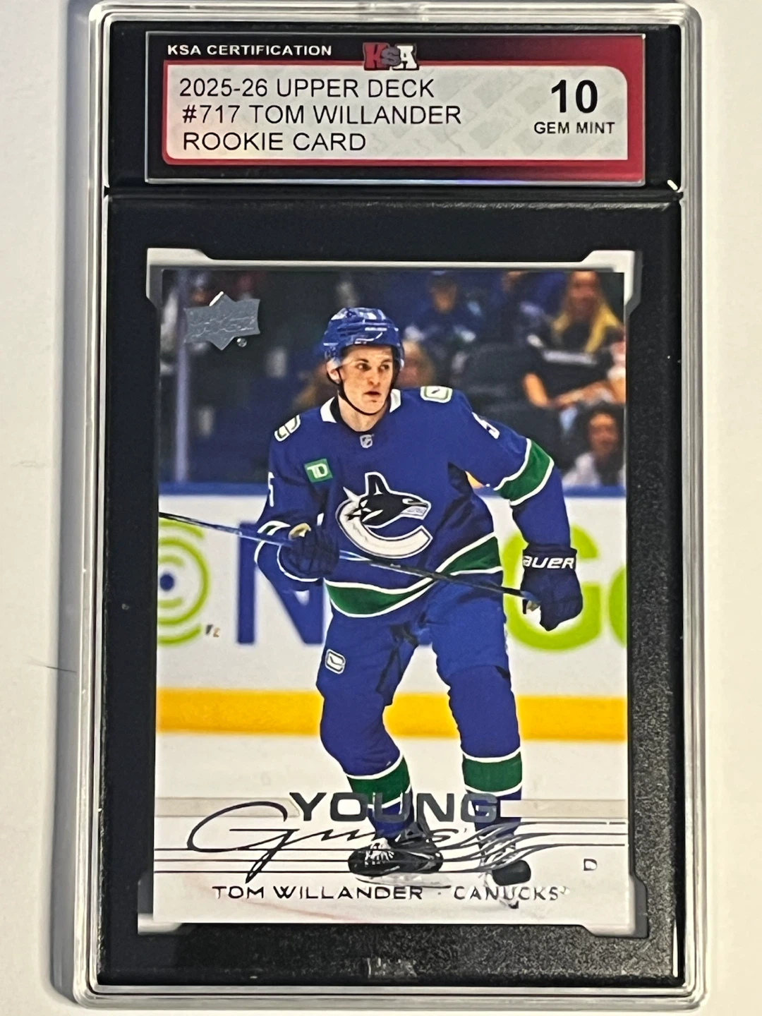 2025-26 Upper Deck Tom Willander Rookie Card #717 GEM MINT 10