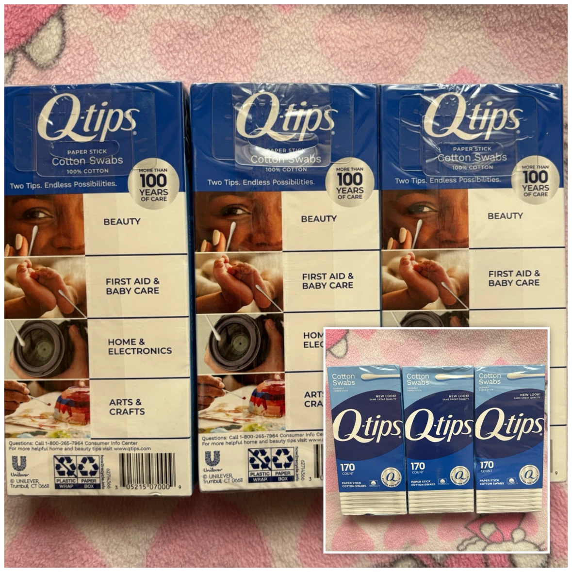 Q-tips - Cotton Swabs - *3 Packs*