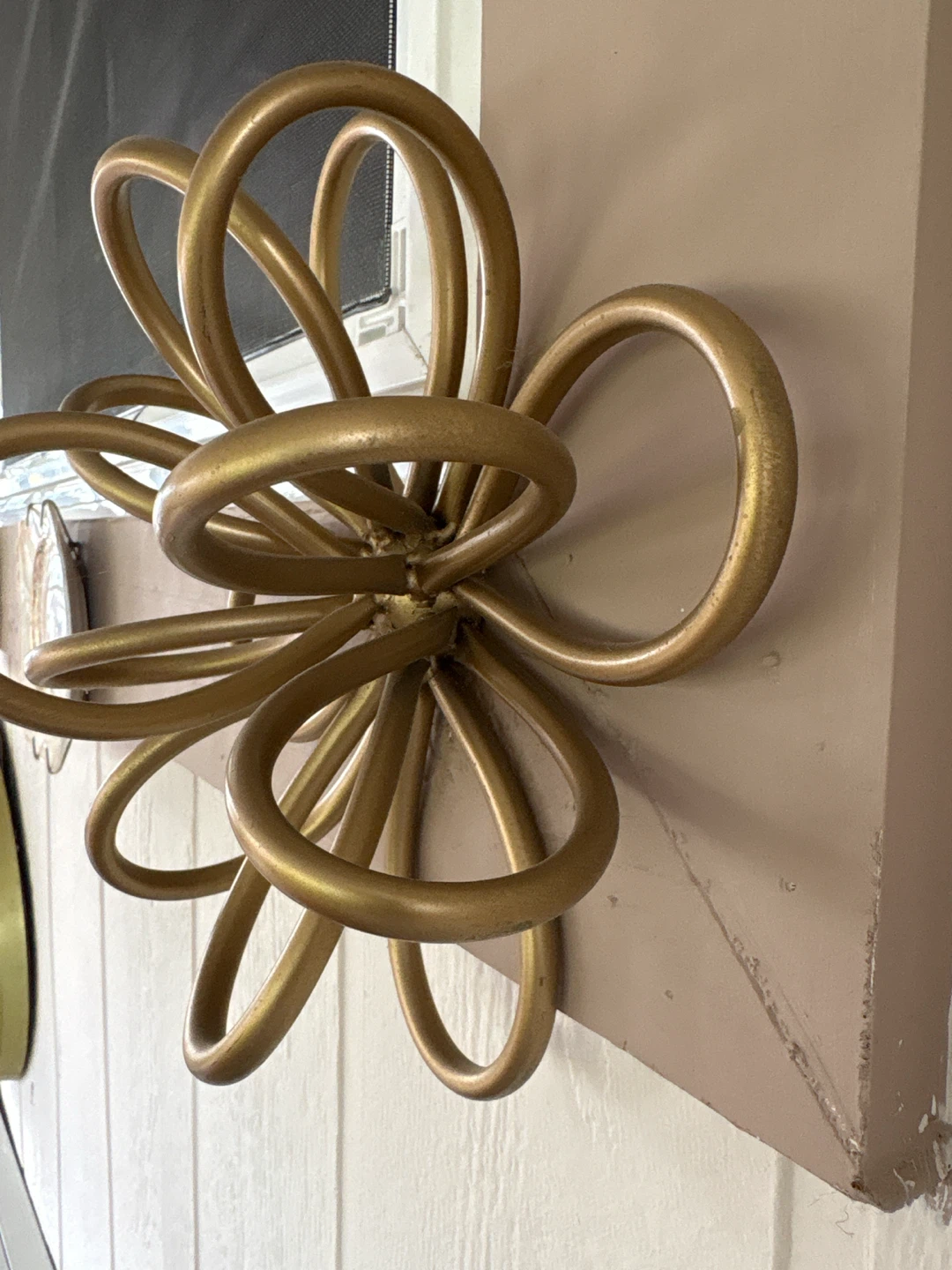 Gold Flower Shaped Wall Decor - photo 3
