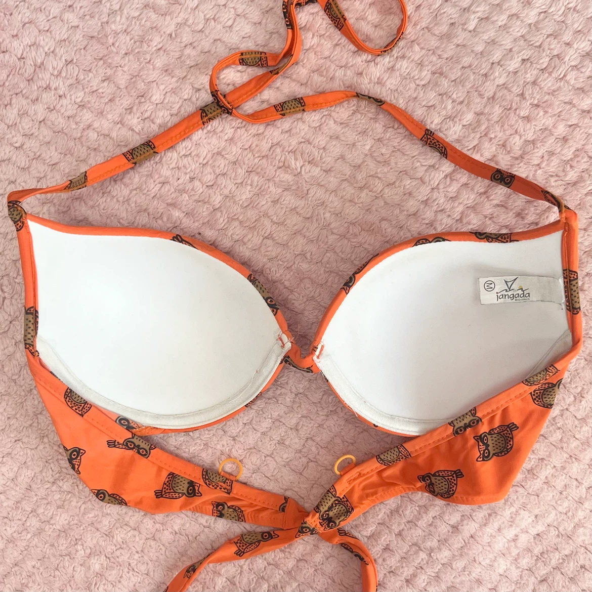 Orange Owl Bikini Top - photo 2