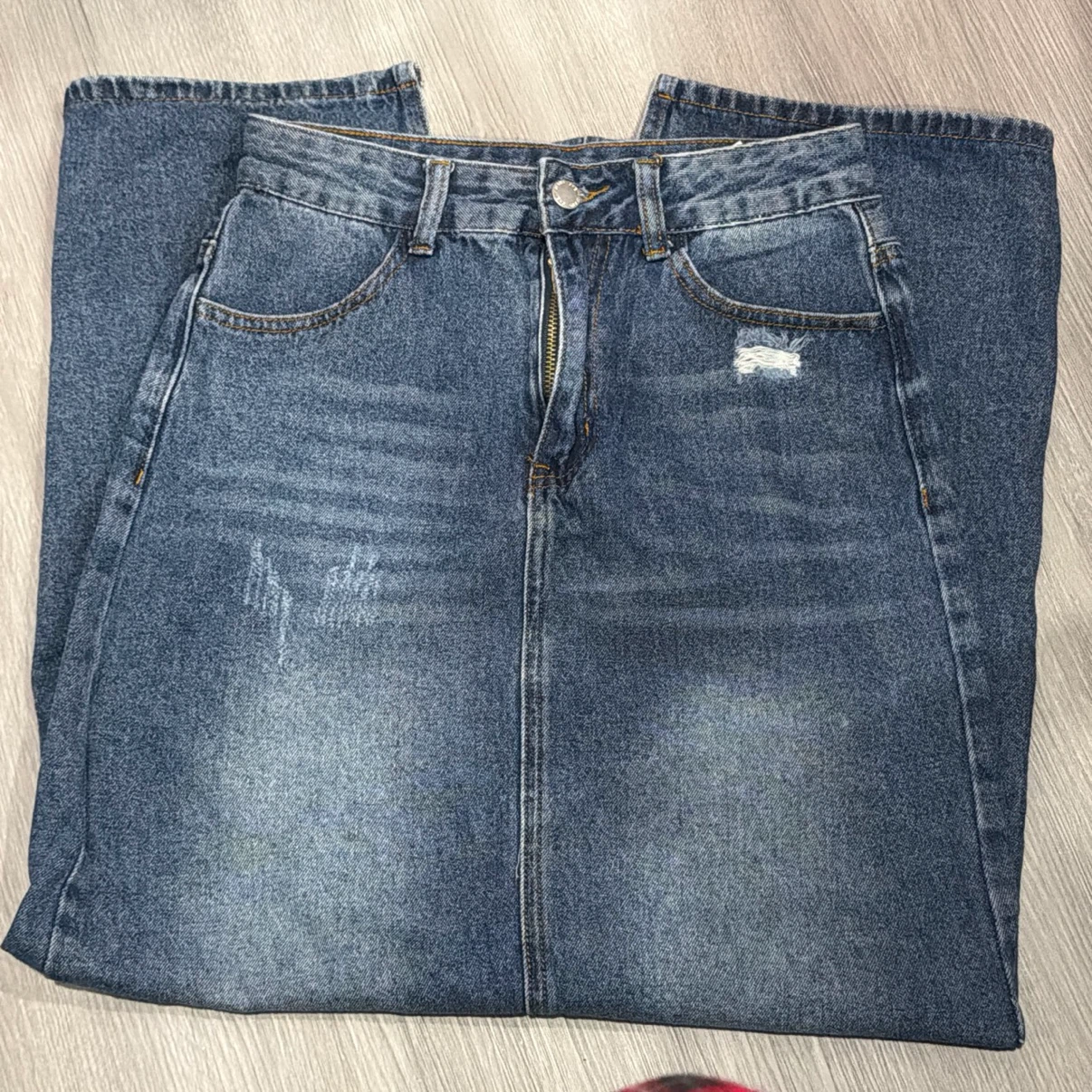 Blue Denim Maxi Skirt - photo 3