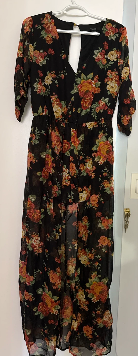 TOX:K Floral Maxi Dress - Size M