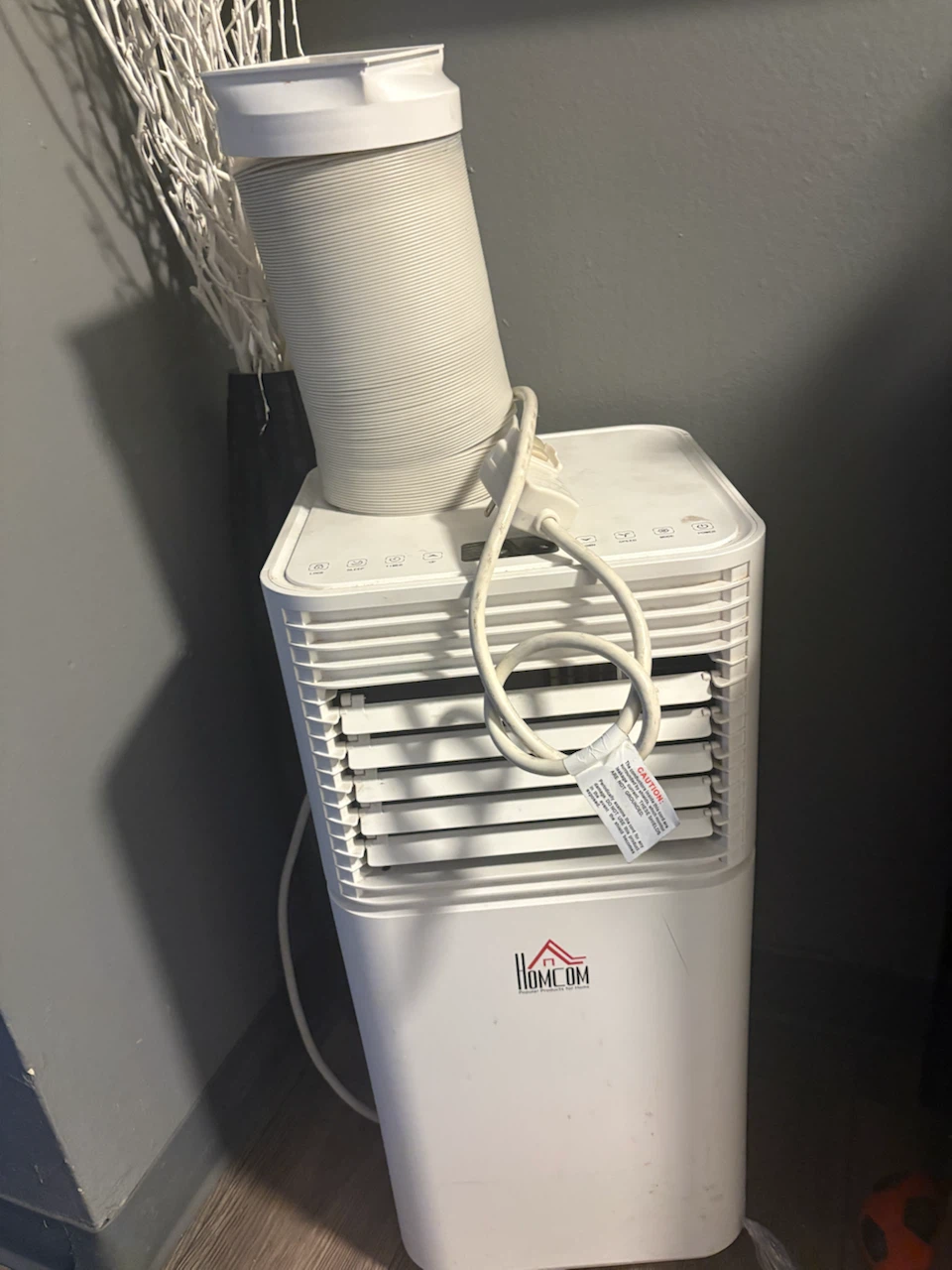 HOMCOM Portable Air Conditioner with Exhaust Hose