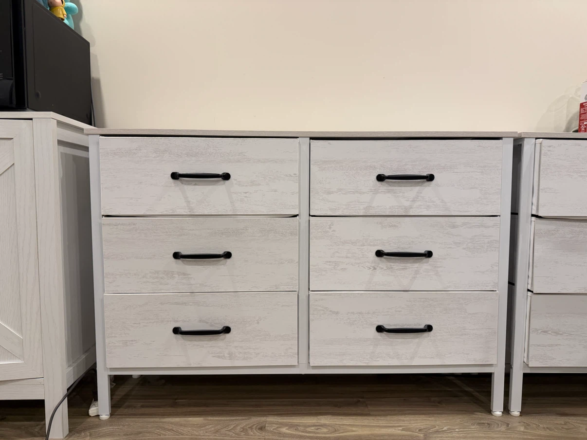 Scasso 6 Drawer Dresser– Bedroom Storage –( have 2)