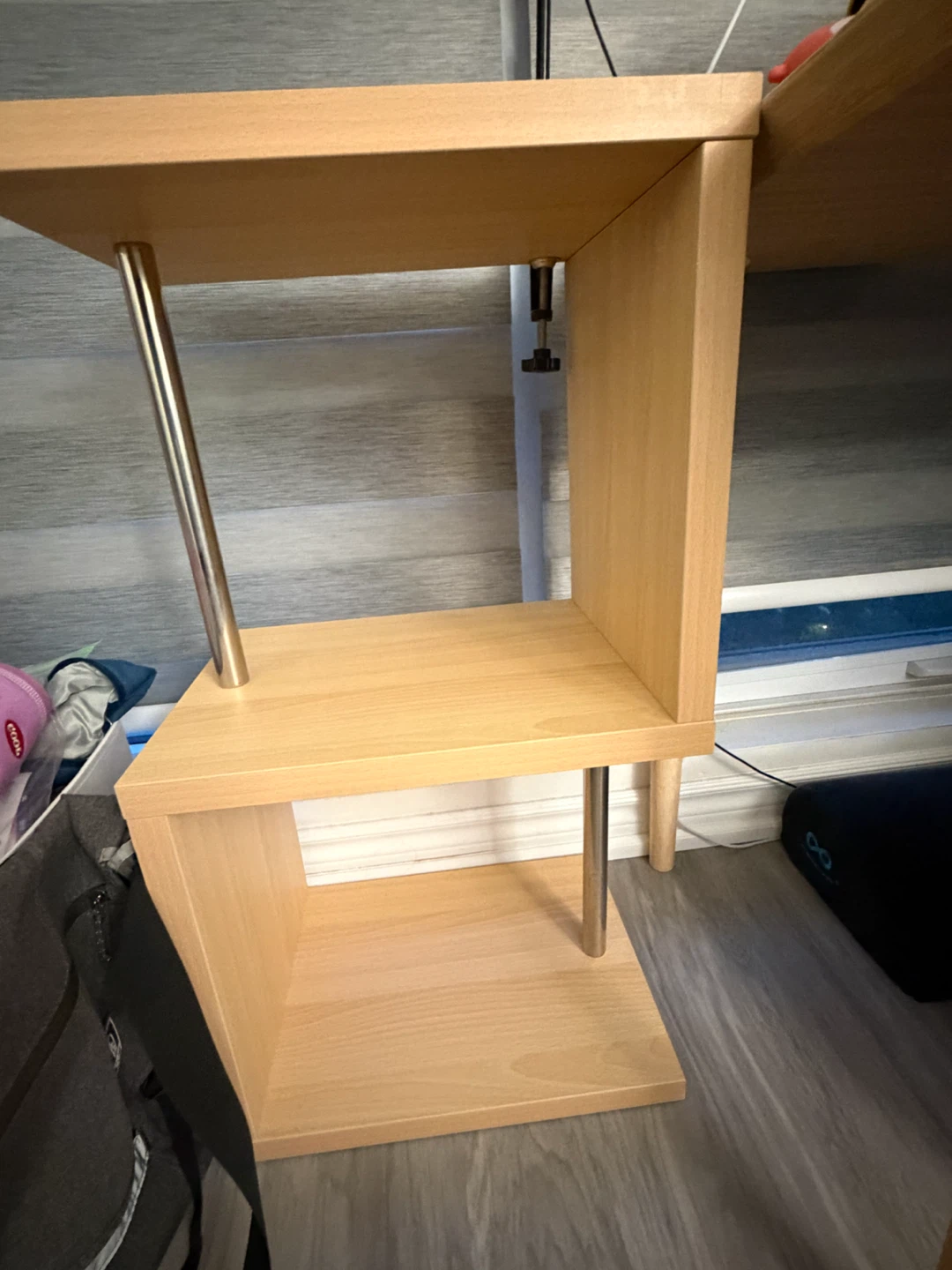 Bookshelf and desk