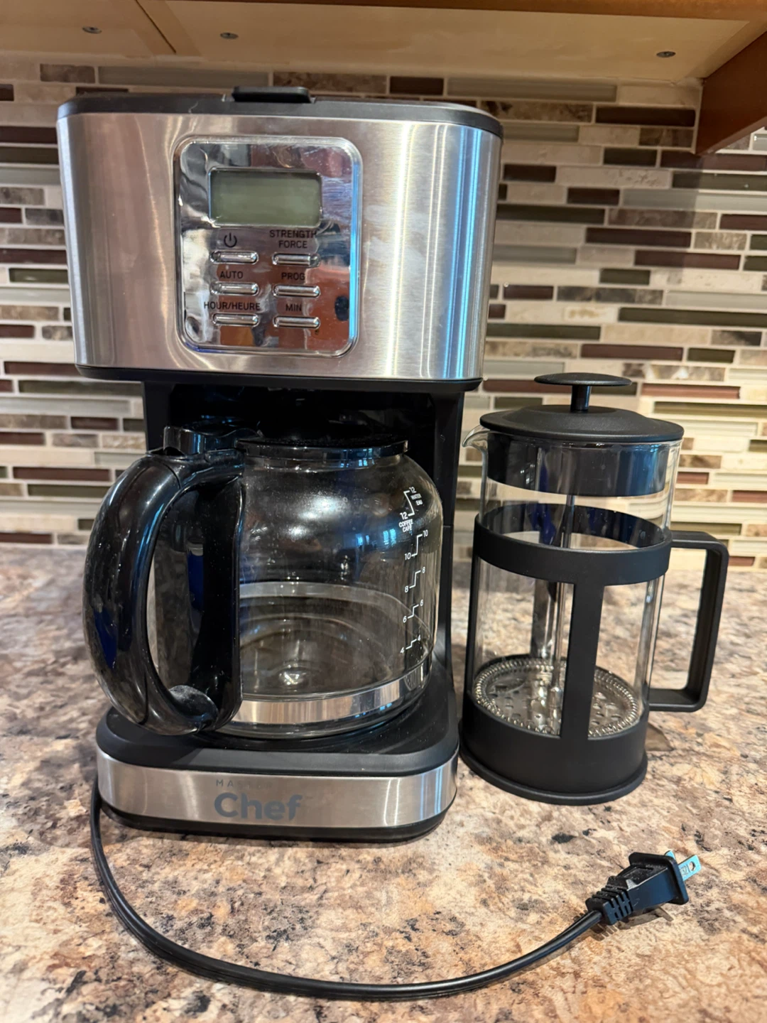 Master Chef coffee maker & press