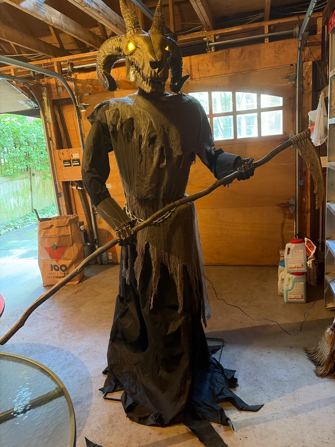 7.6 Ft Baphomet Animatronic Halloween decor - photo 5