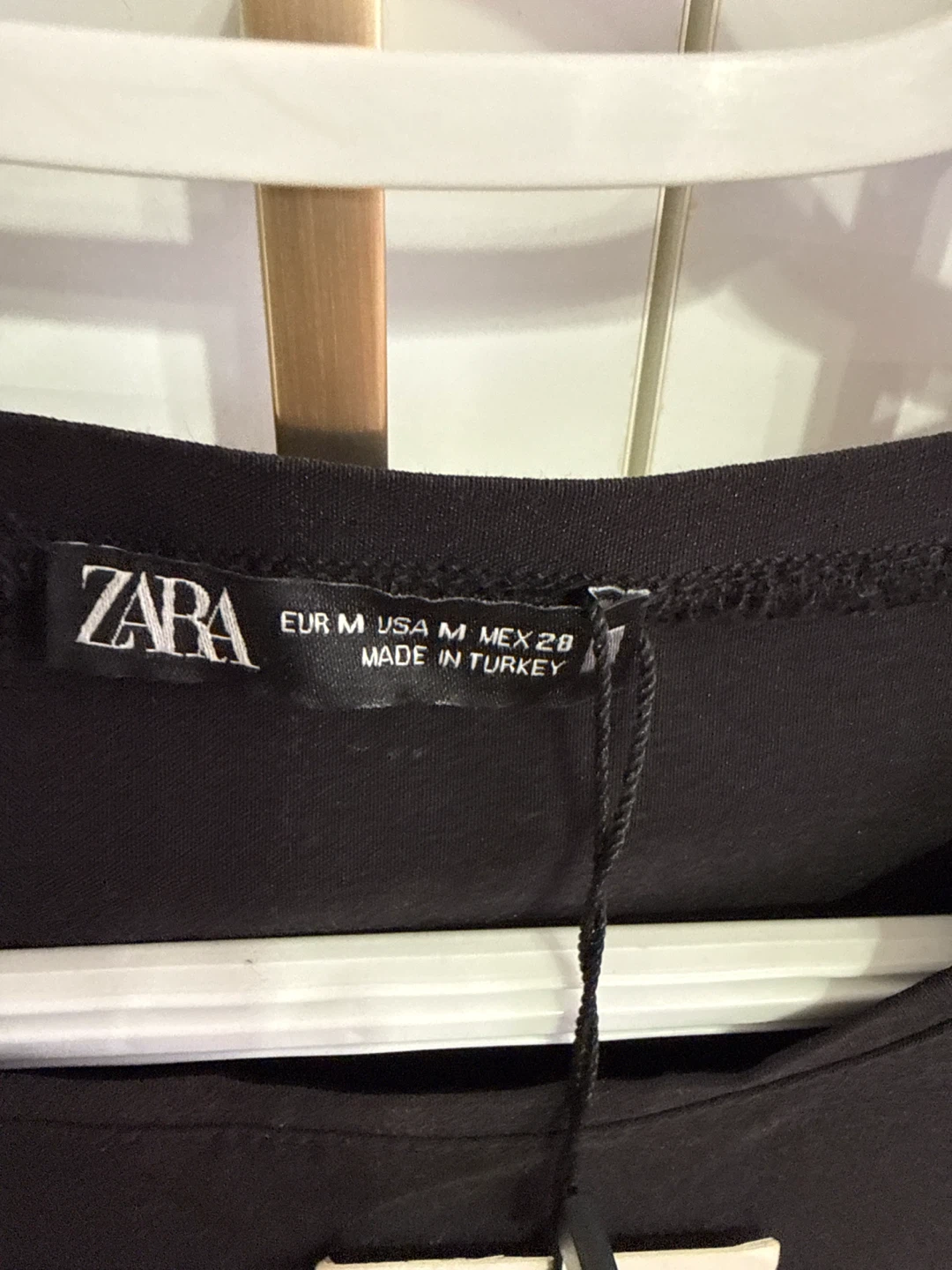 ZARA Black Peplum Tunic Top - photo 2