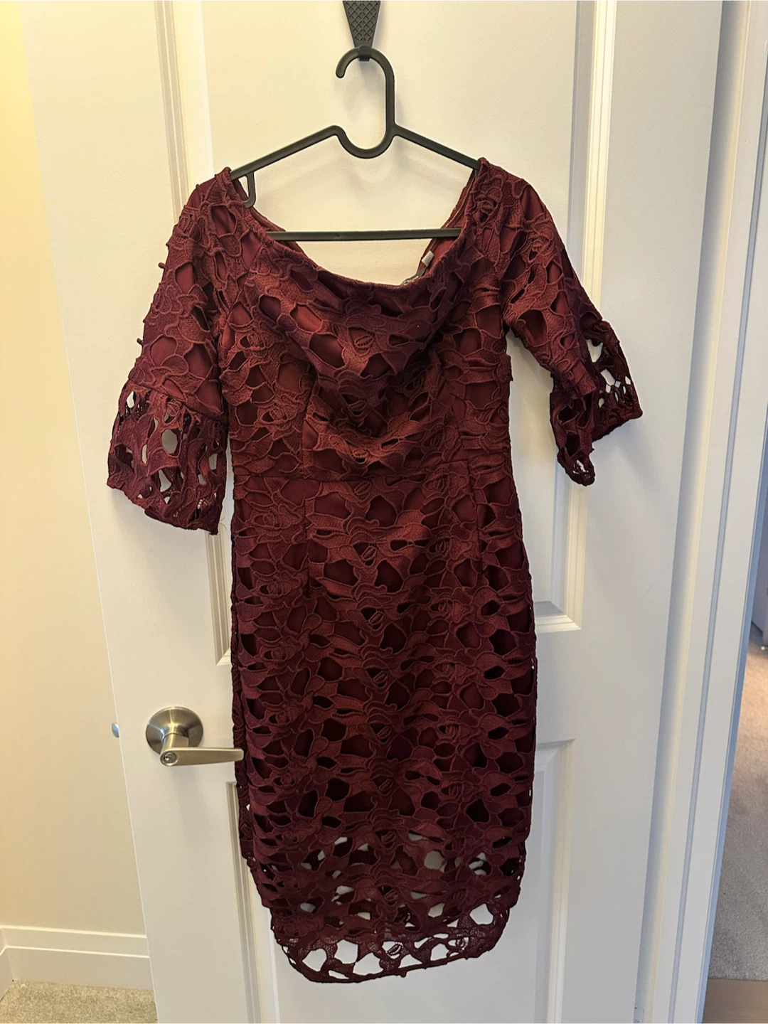 Dorothy Perkins Burgundy Lace Dress
