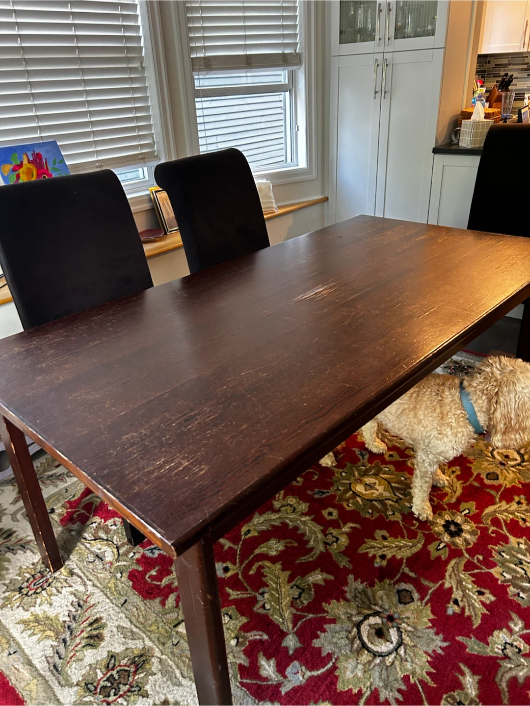 Free dining room table with leaf extension - photo 3