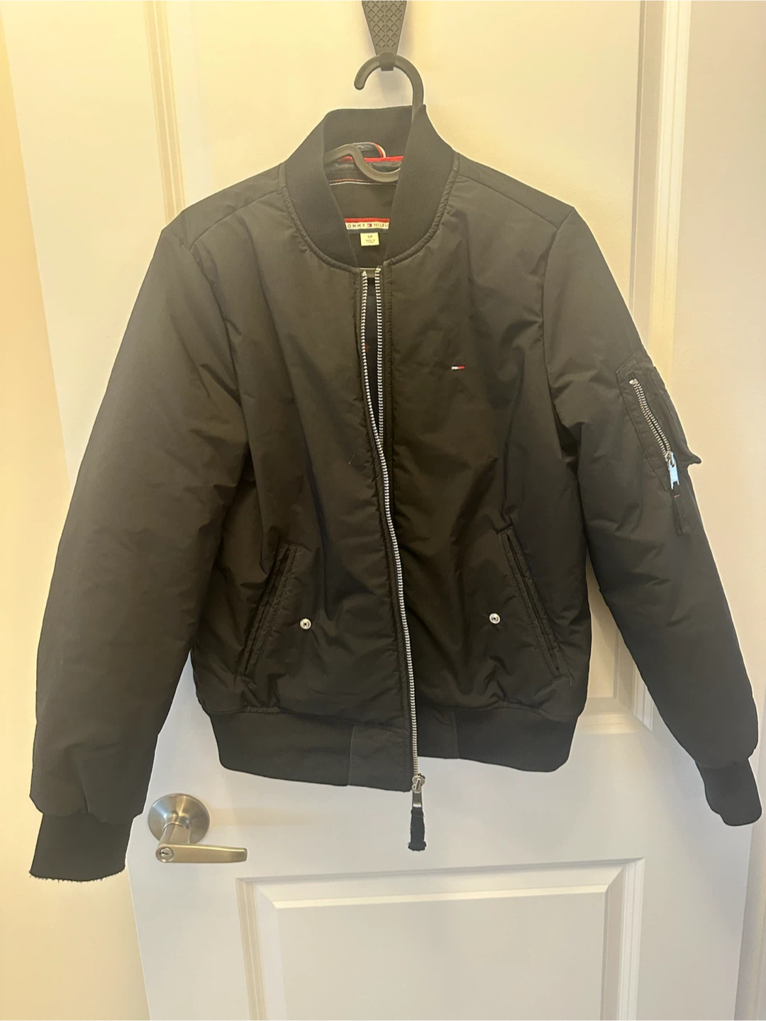 Tommy Hilfiger Black Bomber Jacket