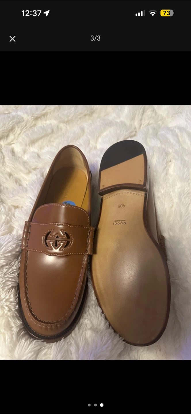 Gucci Brown Leather Loafers - photo 2