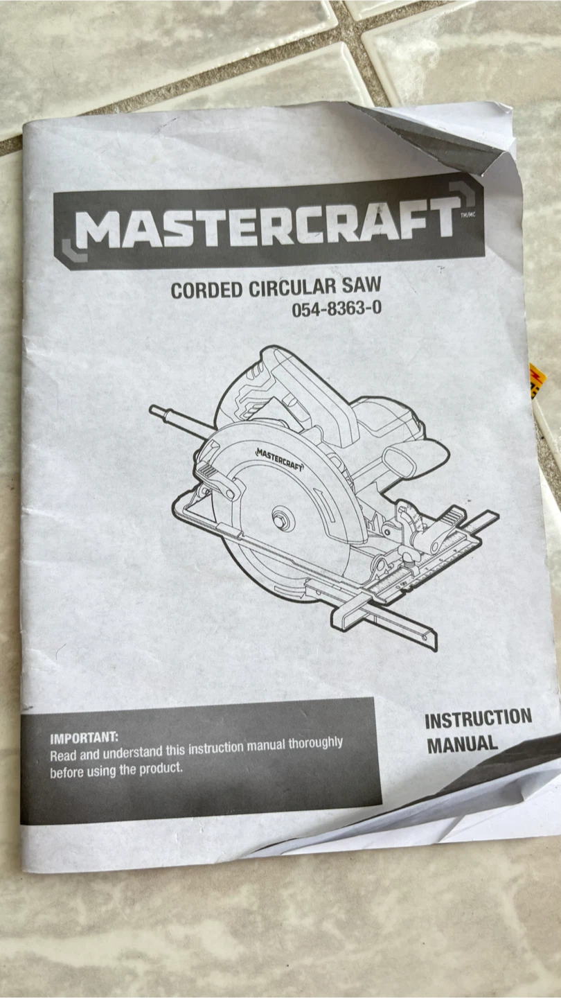 Mastercraft Corded Circular Saw