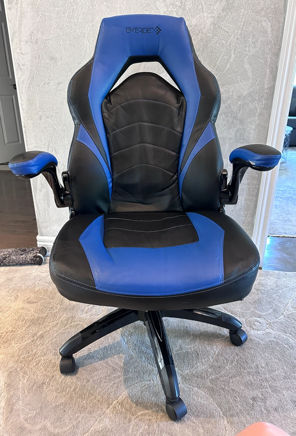 Emerge Gaming Chair - Black and Blue