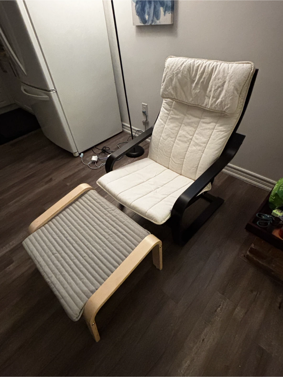 IKEA Poäng Armchair and Footstool