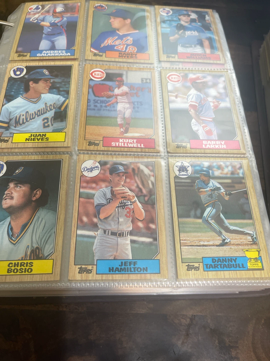 Baseball/football card collection