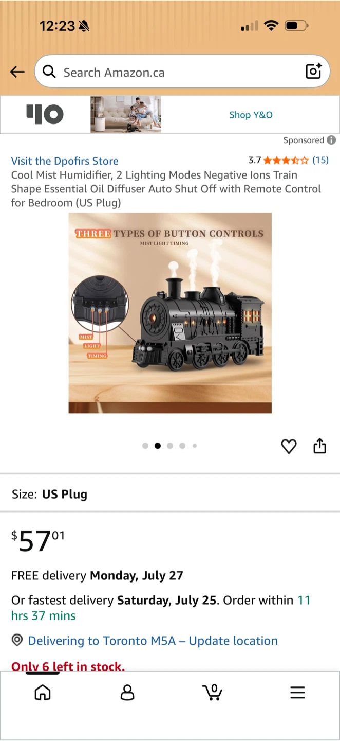 Train Shape Aroma Diffuser - photo 2