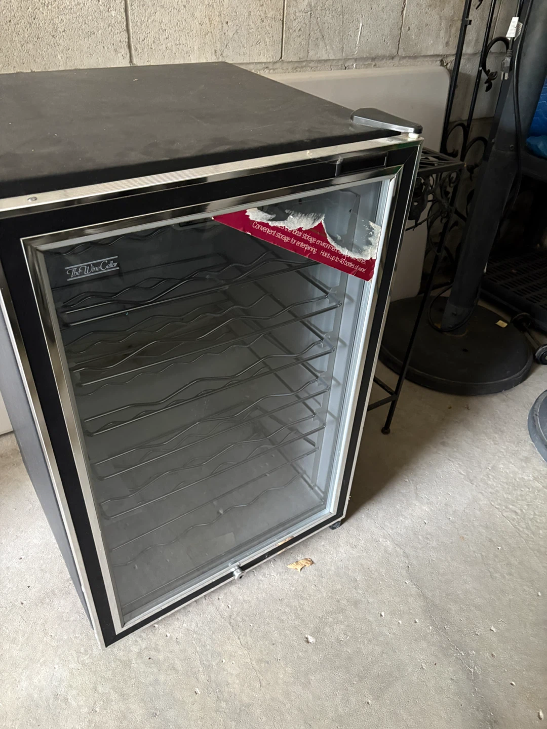 “The Wine Cellar” Lockable Wine Fridge
