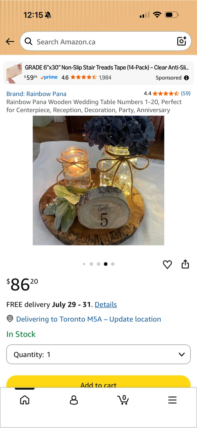 Rainbow Pana Wooden Wedding Table Numbers 1-20 - photo 5