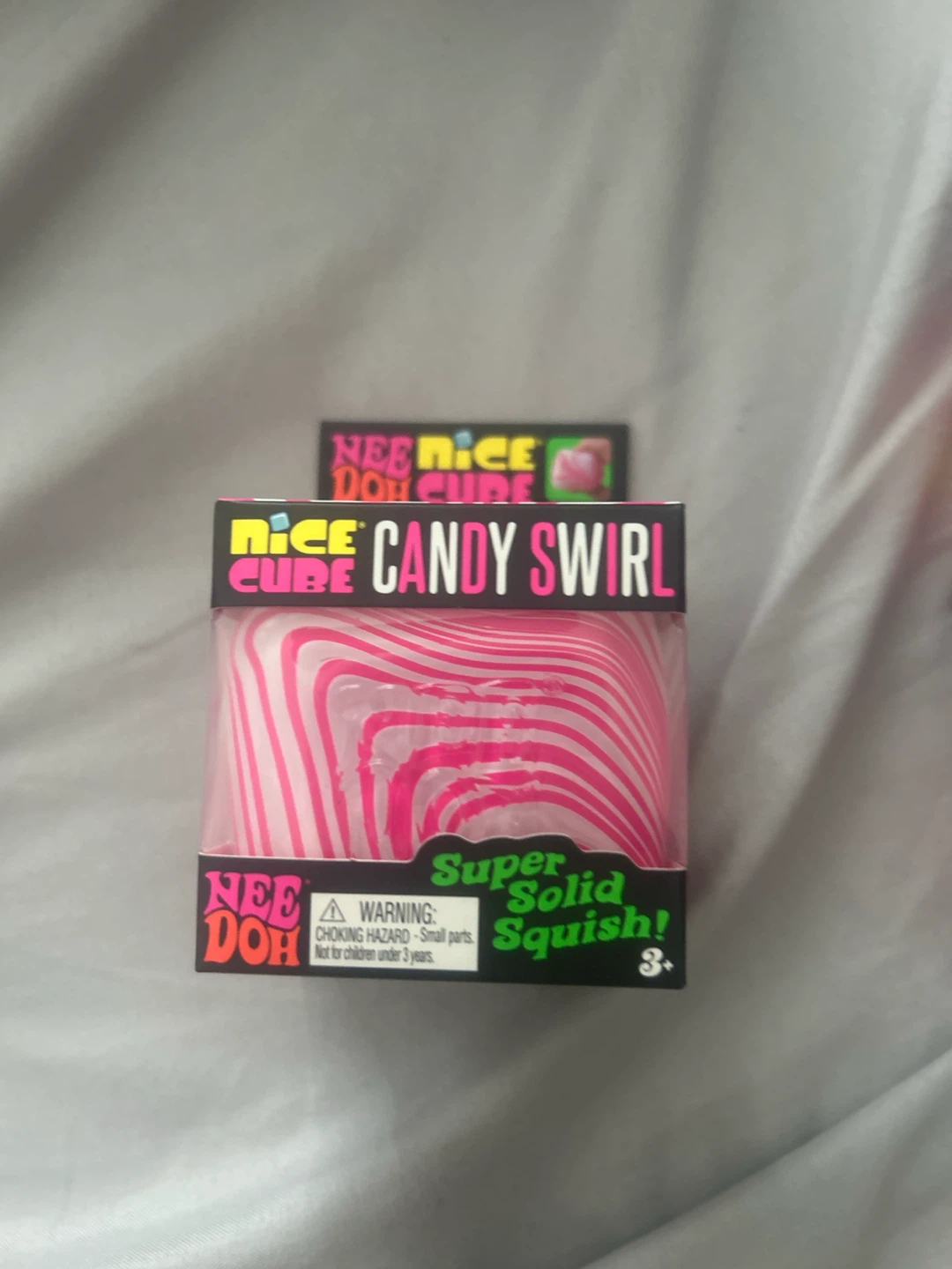 Nee Doh Nice Cube Candy Swirl Squishy Toy