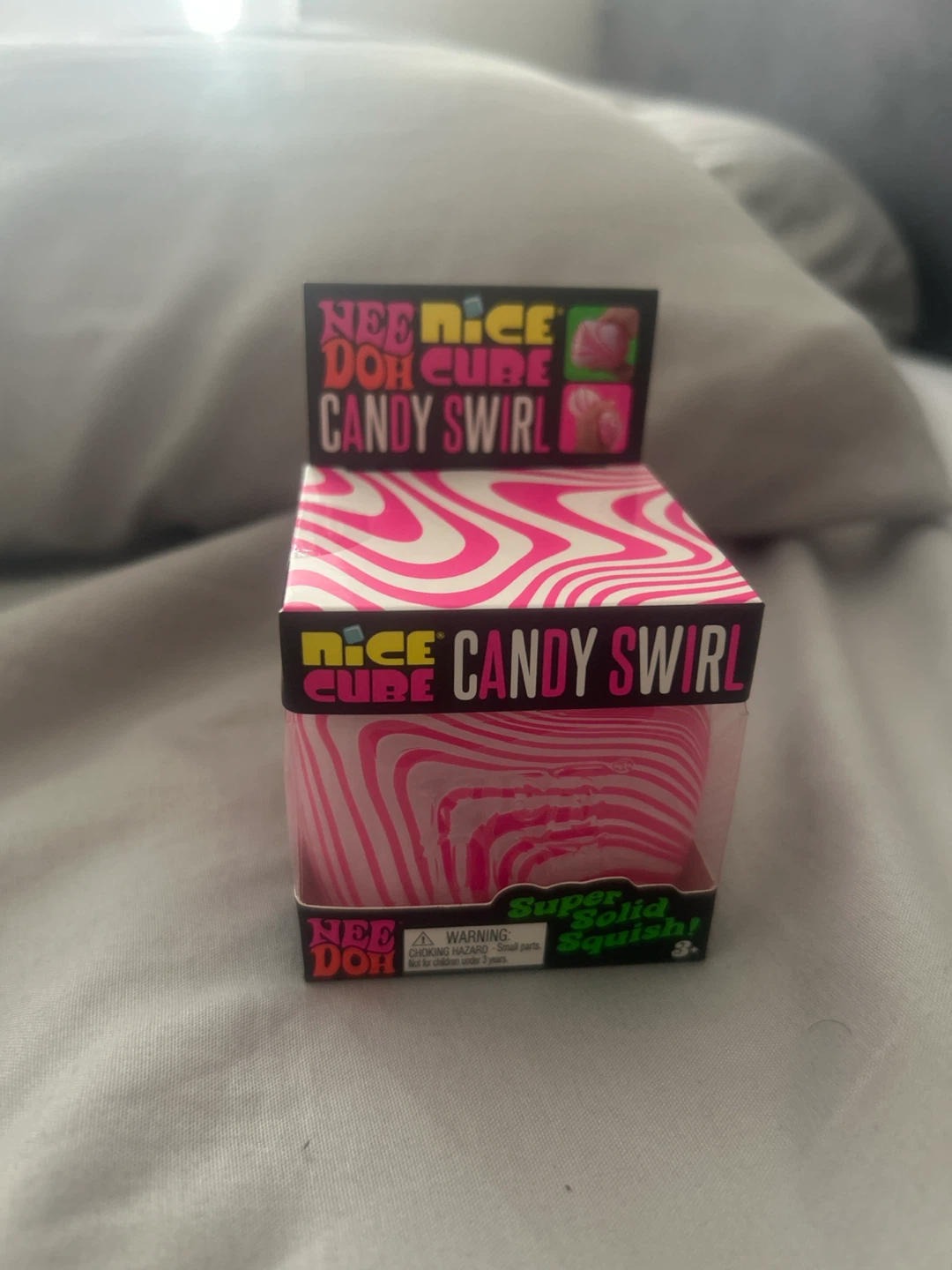 Nee Doh Nice Cube Candy Swirl Squishy Toy - photo 2
