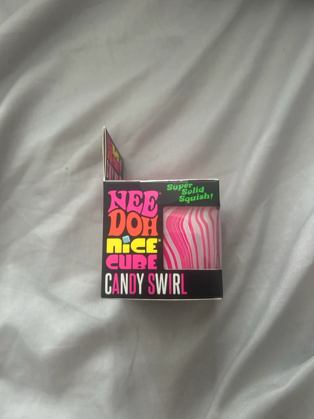 Nee Doh Nice Cube Candy Swirl Squishy Toy - photo 4