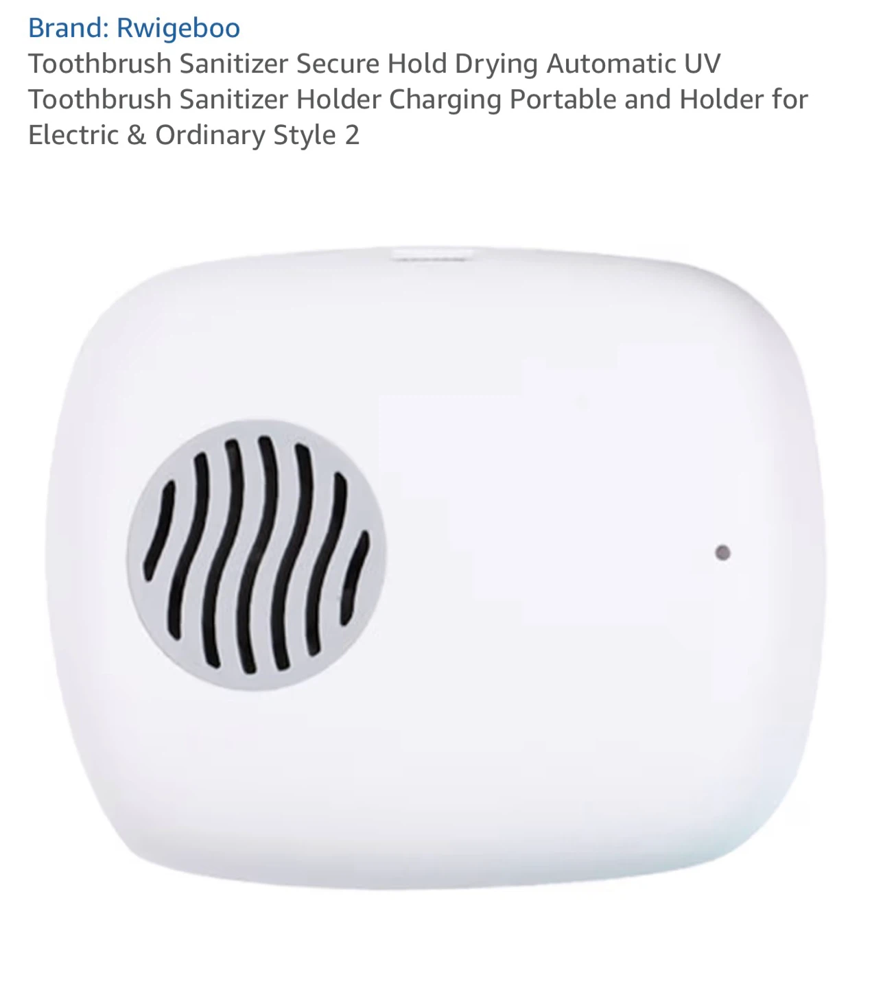 Rwigeboo Toothbrush Sanitizer Holder