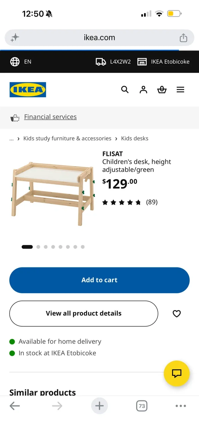 IKEA FLISAT Children's Desk Adjustable Height Green Trays - photo 4