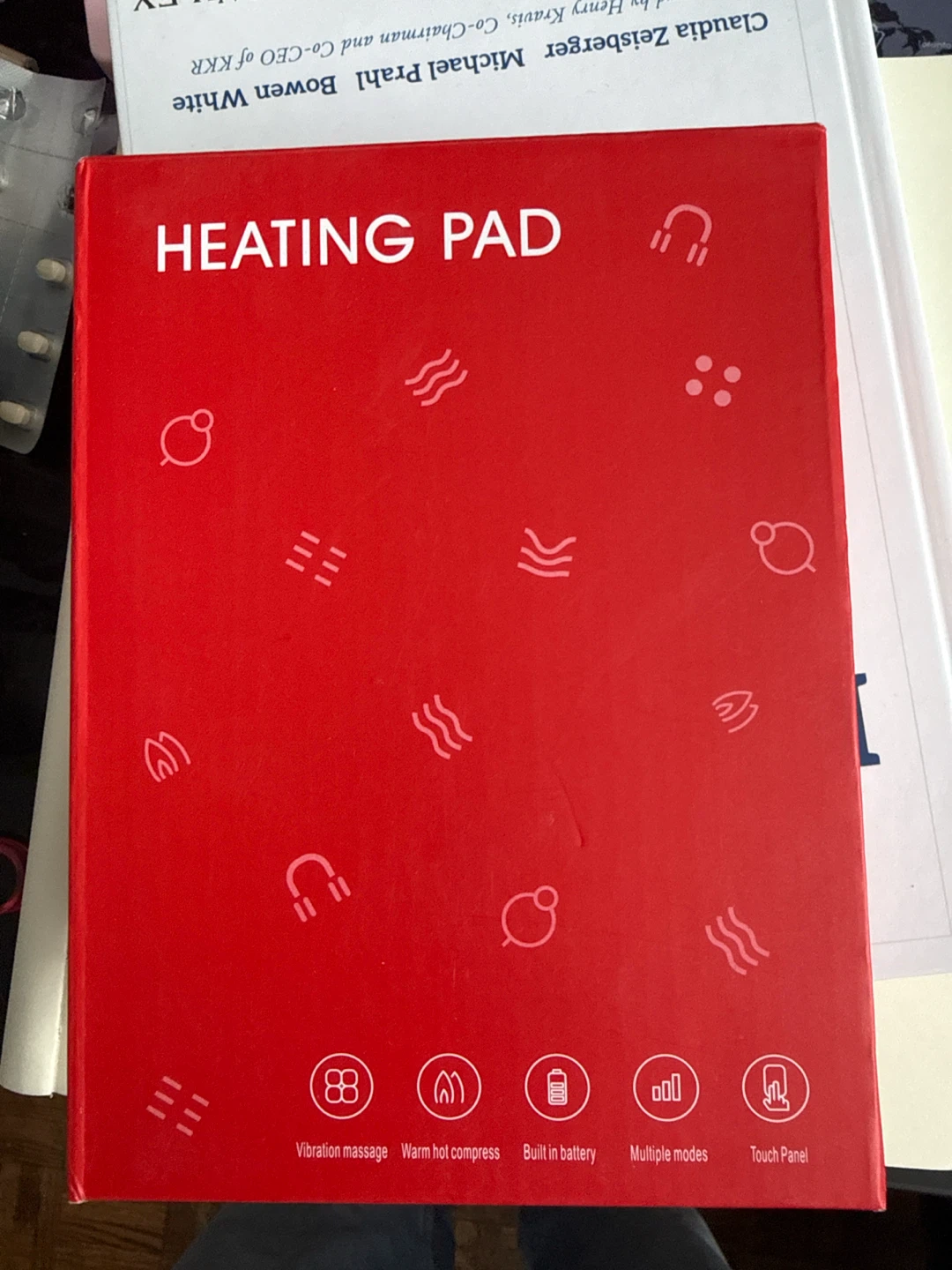 Heating Pad with Vibration Massage and Warm Compress