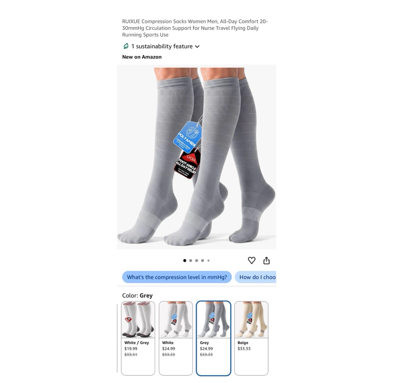 Brand new 2 Pack of Compression Socks Women Men