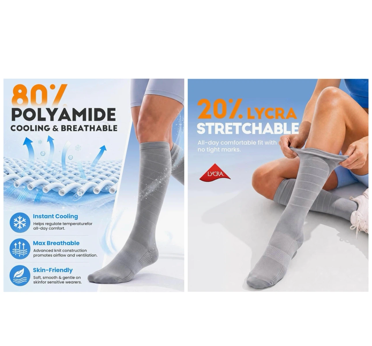 Brand new 2 Pack of Compression Socks Women Men - photo 4