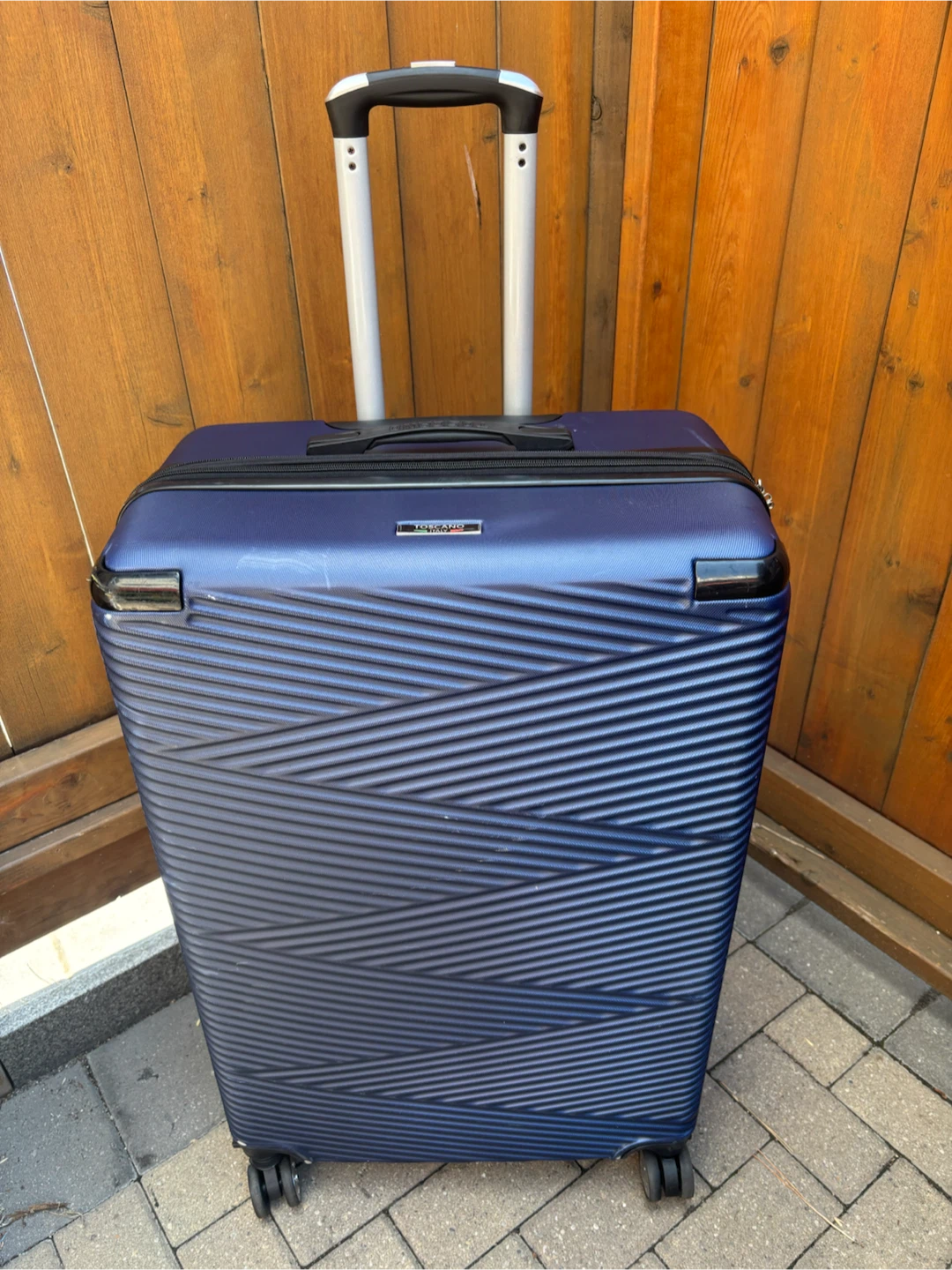 Toscano Italy Blue Hard-Shell Suitcase - photo 2