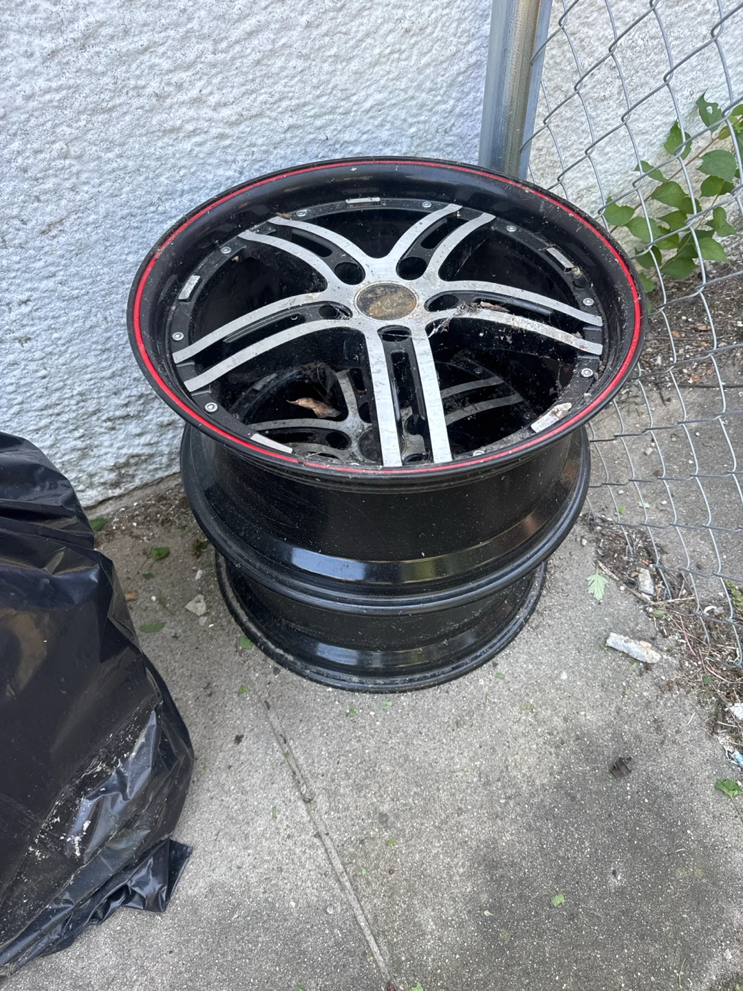 Black Alloy Wheel Rim
