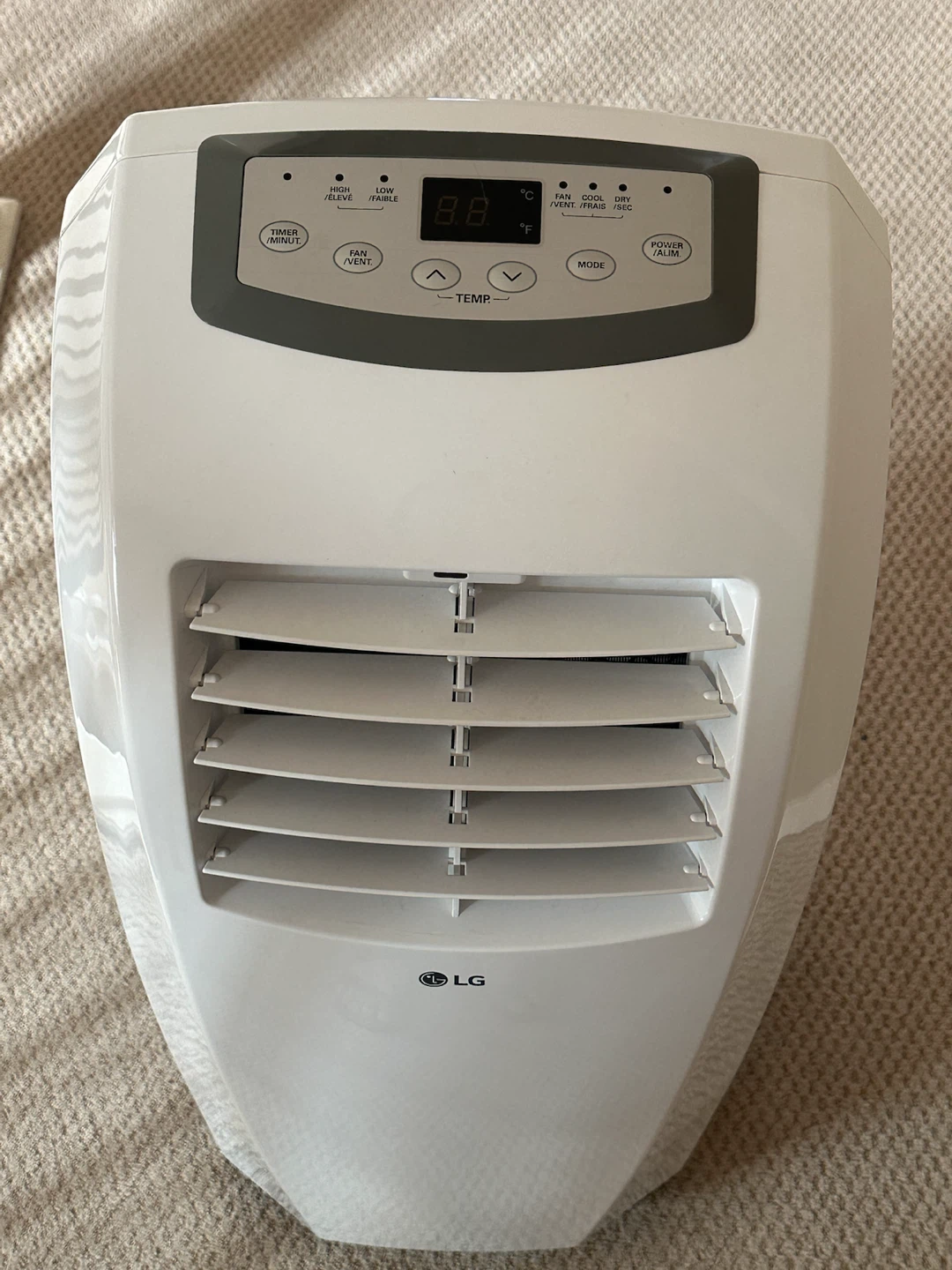 LG Portable Air Conditioner LP1015WNR - 10,000 BTU - photo 2
