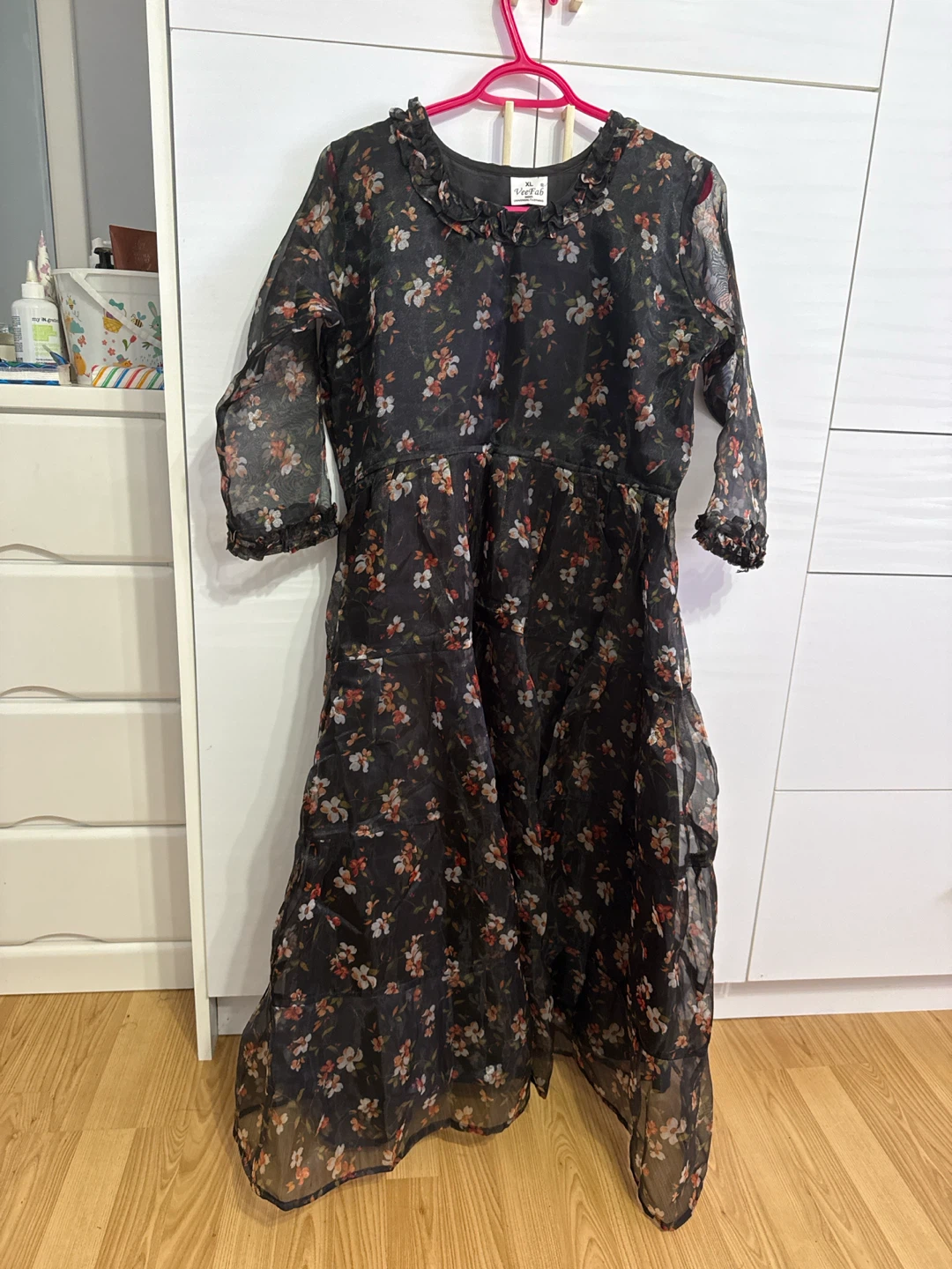 VeeFab Women's Floral Dress XL