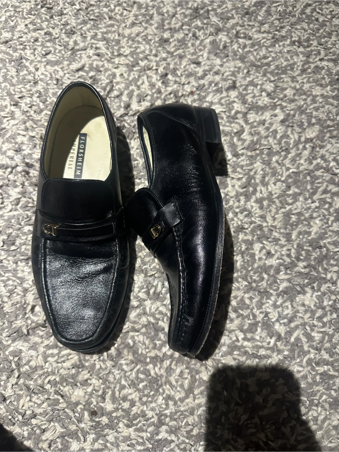 Florsheim Black Leather Loafers
