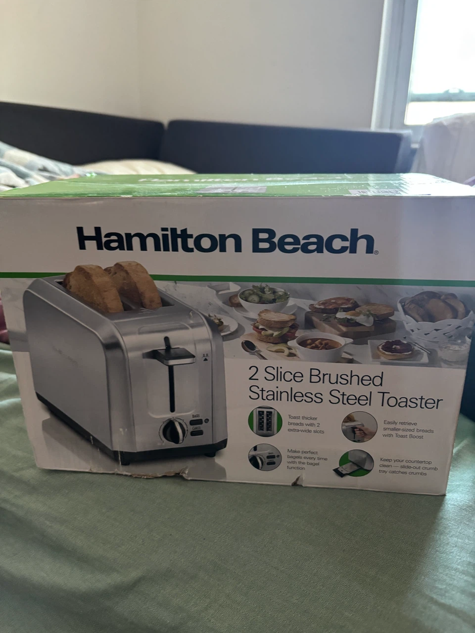 Hamilton Beach 2 Slice Brushed Stainless Steel Toaster
