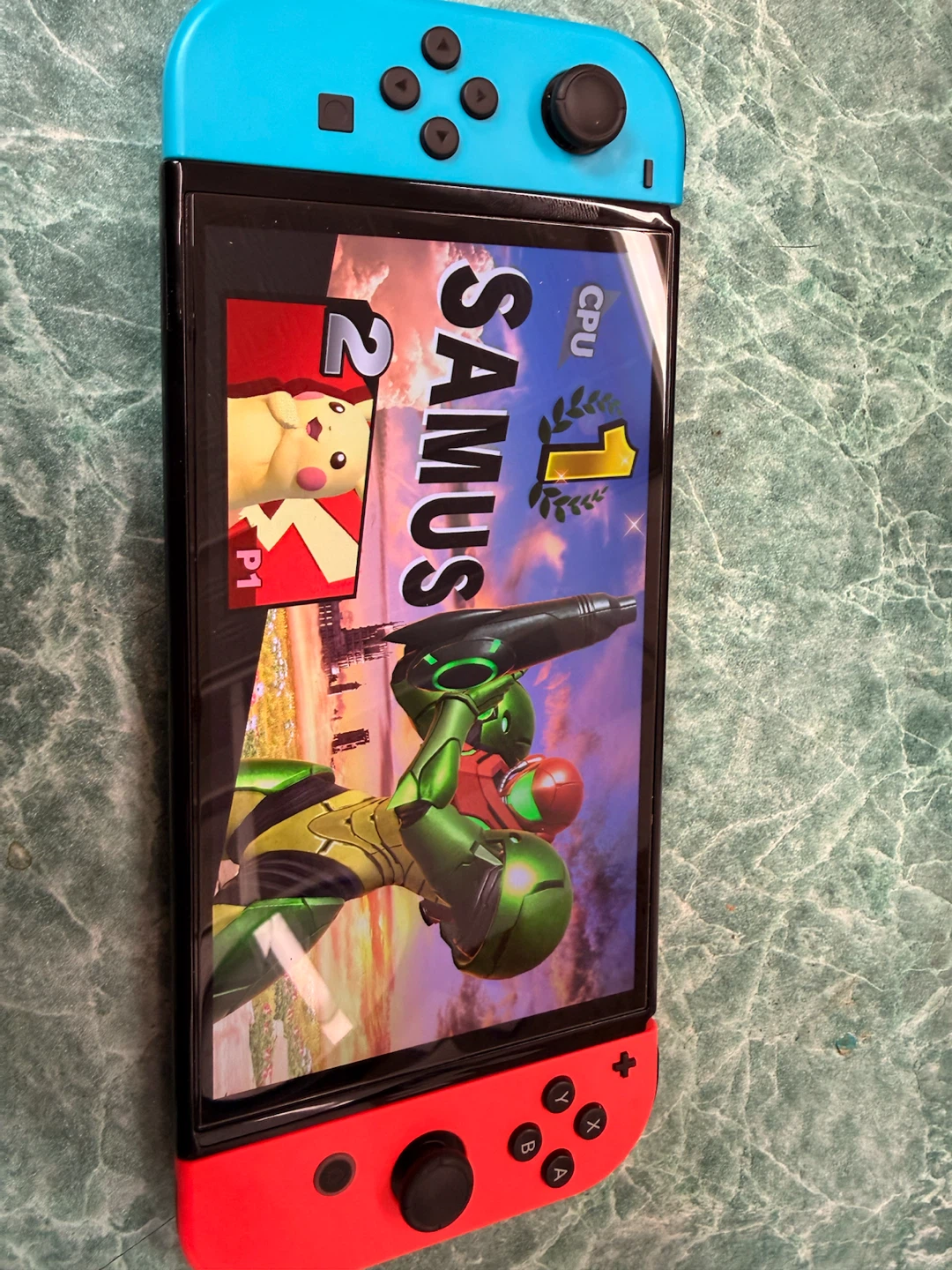 Nintendo Switch Console - Red & Blue Joy-Cons - photo 2