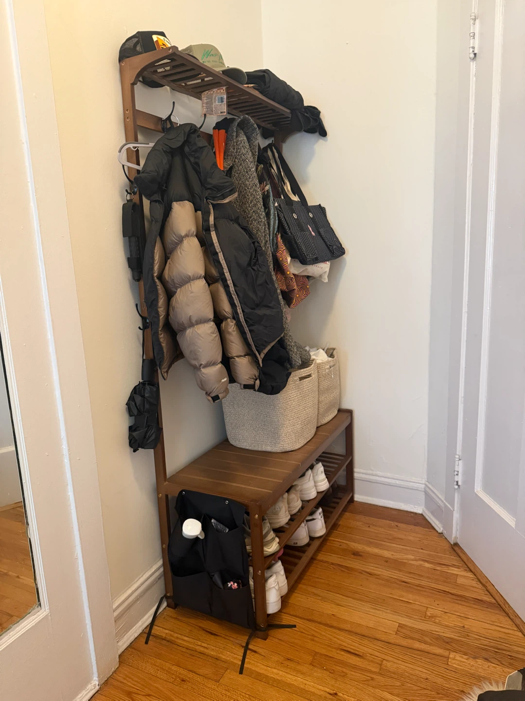 Hall Tree with Bench & Shoe Storage - photo 4