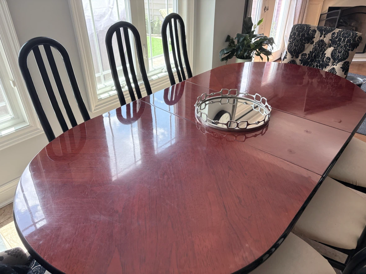 Dining room table with chairs - photo 2